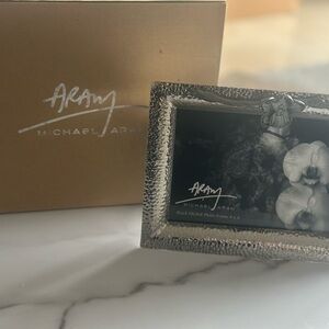Michael Aram Textured Silver Orchid Frame